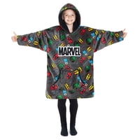 Sudadera Manta Marvel Avengers Para Niños Con Capucha Sherpa De Forro Polar