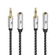 thumbnail image 3 of Cable de extensión para auriculares Cable Matters, paquete de 2 unidades, 1,8 m, negro, 3 of 7