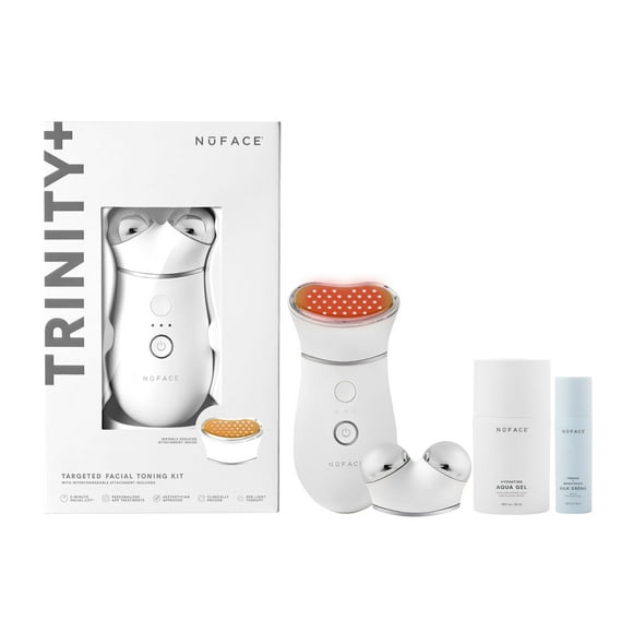 Dispositivo facial NuFace TRINITY+ para terapia de luz roja LED