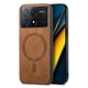 thumbnail image 2 of Magnetic Slim Case for Xiaomi Poco X6 Pro 5G with Camera Guard & Anti-Scratch Back Brown, 2 of 6