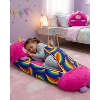 Imac Hogar - Saco De Dormir Infantil 2 En 1 Almohada Y Diversión Unicornio Rosa