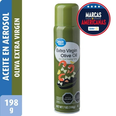 Aceite Oliva Extra Virgen Spray Botella 198 G Great Value