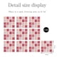 thumbnail image 2 of 30 piezas de azulejos de mosaico autoadhesivos para pared de baño, despegables y pegables, 10 x 10 cm, 2 of 6