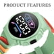 thumbnail image 3 of Reloj electrónico digital LED arcoíris para deportes al aire libre, reloj electrónico de moda para estudiantes., 3 of 5
