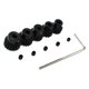 thumbnail image 3 of 5 Piezas 1/8 RC Car 48P 3.17mm Pinion Motor Gear Brush Brushness Para 17T-21T, 3 of 5