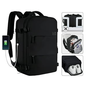 Mochila De Viaje Luxgear Nomadlife Impermeable Cabina - Negro