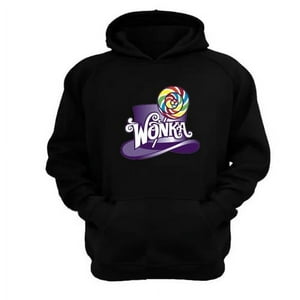Genérico - Polerón Canguro Wonka Negro Talla Xs Unisex
