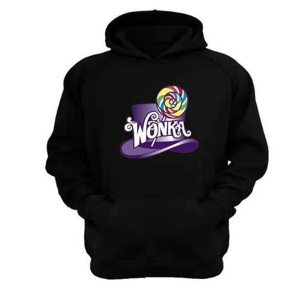 Polerón Canguro Wonka Negro Talla Xs Unisex