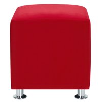 Bodevir - Pouf Cali 1C Felpa 12 Rojo
