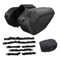 Ioensy - Bolsas De Sillín Para Motocicletas, Bolsa De Equipaje Universal Para Motocicleta Con Cremallera, Equipaje Trasero, Tela Oxford