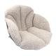 thumbnail image 5 of Cojín de felpa para silla de oficina con soporte Lumbar, cómodo y cálido cojín para silla de escritorio, cojín para asiento de ordenador, dormitorio Caqui, 5 of 5