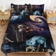 thumbnail image 1 of Corpse Bride And Jack Skellington Duvet Cover Set 3 Piece Bedding Set Double Sided Printing Decorative Comforter Cover Set, 1 of 5