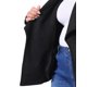 thumbnail image 5 of Agnes Orinda Conjuntos de Halloween Chaqueta de Imitación de Gamuza para Mujeres Tallas Grandes Solapa Manga Larga Chaquetas Abiertas de Frente 2X Negro, 5 of 6