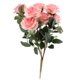 thumbnail image 3 of ramo de flores rosa francesas artificiales boda decoración floral casa rosa, 3 of 5