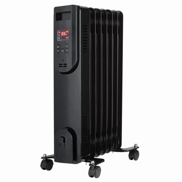 Calentador eléctrico digital lleno de aceite PerfecTaire 160 pies cuadrados 5120 BTU