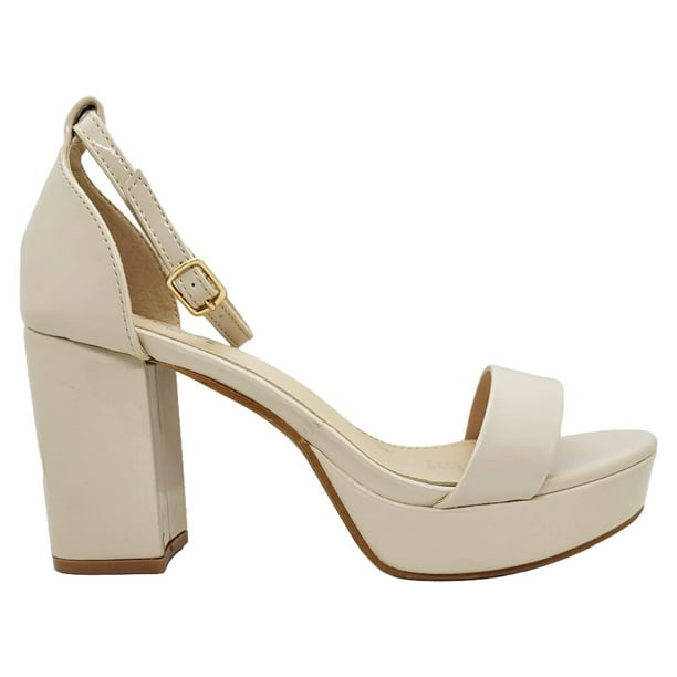 SANDALIAS DE FIESTA HUALUNAOTE BEIGE | T2119 - Talla 38