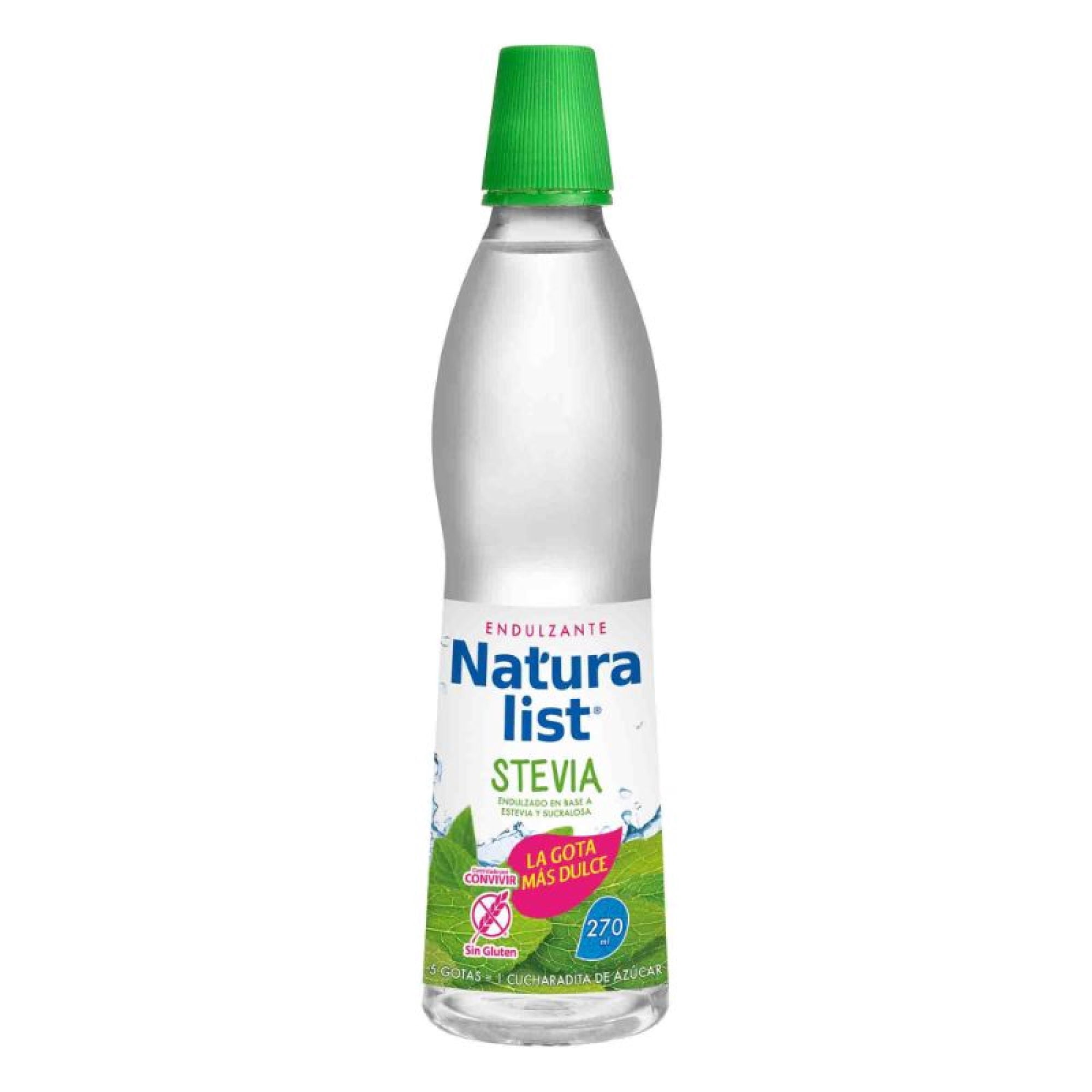 Endulzante Líquido Stevia Botella 270 ml Naturalist