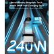 thumbnail image 2 of Cable USB‑C Magnético Enrollado Magtame 1,5 m 240 W Carga Rápida, 2 of 8