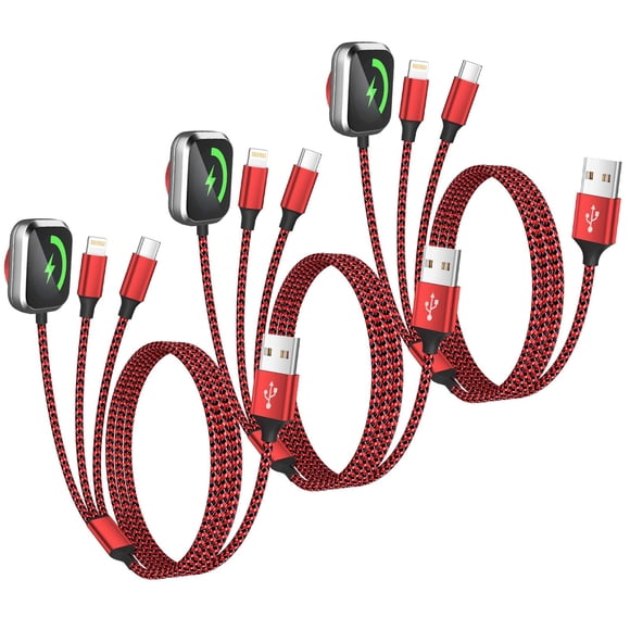Cable de carga MPATIBY 3 en 1 para iWatch Ultra/SE/10-1, iPhone