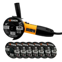 Esmeril Angular Eléctrico Lernen 125Mm 720W Con 8 Discos