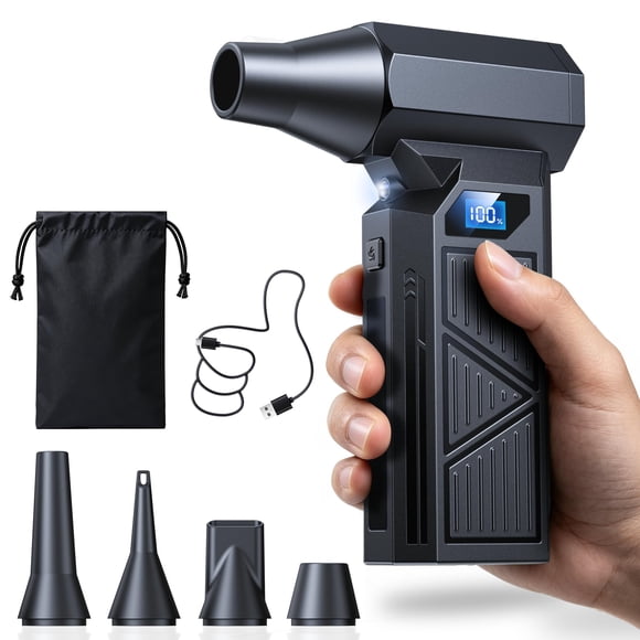 Soplador de Aire Horumi Inalámbrico 160,000 RPM 4 Velocidades LED