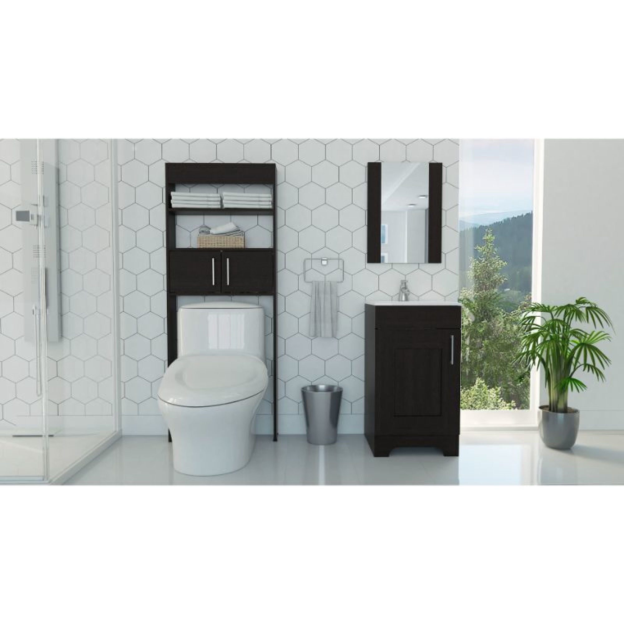 Espejo + Mueble De Lavamanos Parte 1 Y 2 + Optimizador De Baño