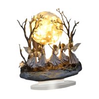 Magideal - Acrílico Fadas De La Decoración De La Mesa Ornamento 2D Obras De Arte De Obras De Arte Centéntano De Artesanía Para El Estante De Oficina Anivers