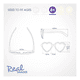thumbnail image 3 of Lentes De Sol Para Niñas Corazon 4+ Rosado, 3 of 3