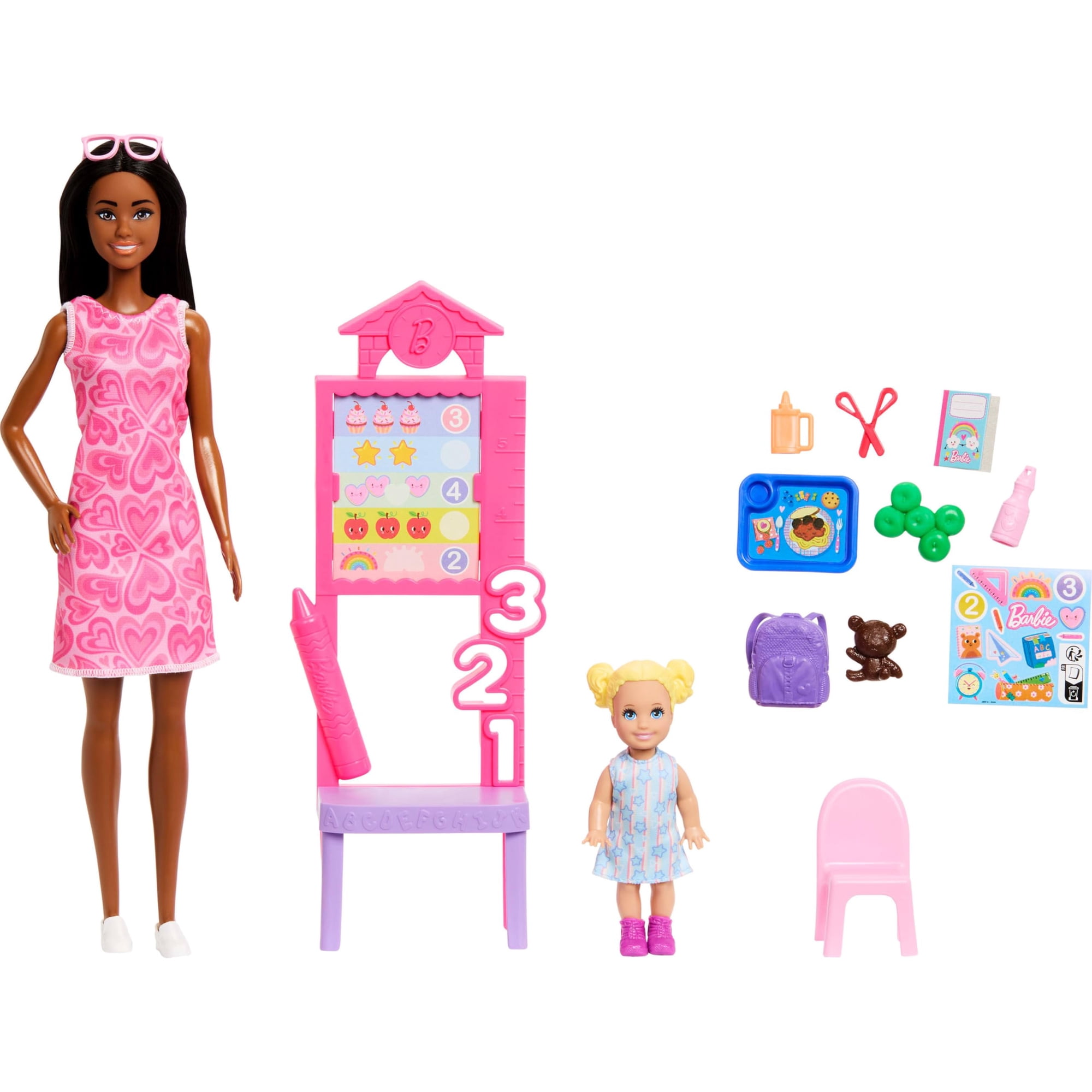 Muñeca Barbie Profesora Con Accesorios Para Niños De 3 Años En Adelante