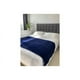 thumbnail image 2 of Piecera De Cama Polar Con Tela Reversible - Azul, 2 of 2
