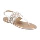 thumbnail image 3 of Sandalia Chalada Mujer Call-27 Blanco Plana, 3 of 6