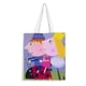 thumbnail image 1 of Ben y Holly Bolso de tela con estampado de lienzo para mujer, bolsa de compras reutilizable y estética, con cremallera interior, regalo para mujer,40*45cm., 1 of 6