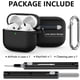 thumbnail image 3 of Funda Ljusmicker AirPods 4 2024 Negra Silicona Kit Limpieza, 3 of 3
