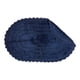 thumbnail image 2 of Alfombra de baño DII Crochet Collection reversible, grande, ovalada, azul, 2 of 8