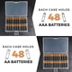 thumbnail image 5 of Caja de almacenamiento de baterías GlossyEnd, juego de 4 unidades para AA y AAA, 5 of 7