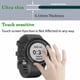 thumbnail image 5 of Paquete de 4 protectores de pantalla con tapones de silicona para Garmin Instinct, 5 of 5