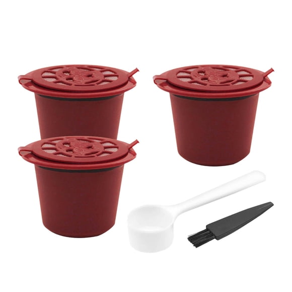 Cápsulas de para , con relleno de , hace que el sea Cápsulas de Taza Coffeeware para Cafe Cocina Regalos para Estilo B Rojo