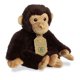 thumbnail image 2 of Peluche Aurora Eco Nation Chimpancé 19 cm Marrón, 2 of 7