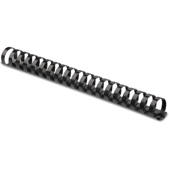 Fellowes Plastic Comb Bindings, 1 Inch, 200 Sheet Capacity