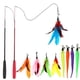thumbnail image 1 of Varita retráctil MeoHui de Interactive Cat Toys con relleno de plumas, 1 of 7