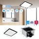 thumbnail image 3 of Extractor de baño con Light Tech Drive Modern Black, 3 of 7