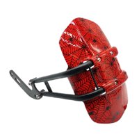 Magideal - Guardabarros Trasero Para Motocicleta, Cnc, Aleación De Aluminio, Protector Contra Salpicaduras Ajustable Para Niu , Rojo