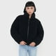 thumbnail image 2 of Chaqueta Mujer Teddy Negro Cuello Alto Corona, 2 of 5