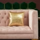 thumbnail image 1 of suxuMhao Almohadas Decorativas, Paquete de 2 Cojín Cuadrado de 18 X 18 Pulgadas, Almohada de Lentejuelas Almohada Festiva Almohada para Sofá, Dorado, Almohadas Decorativas Suaves y Cómodas para, 1 of 4