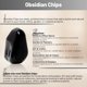 thumbnail image 5 of Fragmentos de Cristal de Obsidiana Natural Orientrea 500 g, 5 of 6