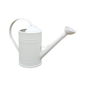 Ioensy - Regadera De Jardín De 0,47 Galones Con Cabezal Rociador Para Plantas De Bonsái, Tetera Blanca