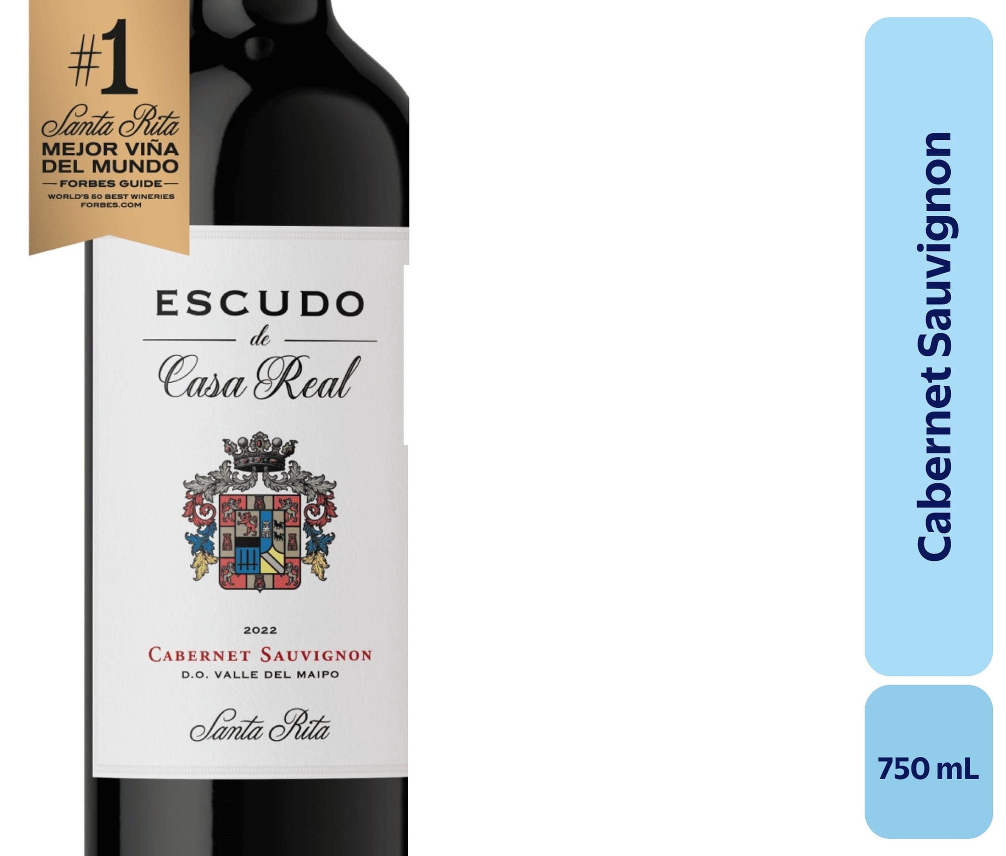 Vino Cabernet Sauvignon Botella 750 mL Casa Real