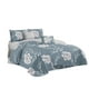 thumbnail image 2 of Cubrecama Quilt Verano King - Azul Rosas KFL608, 2 of 3
