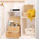 thumbnail image 3 of Juego De Cajas De Almacenamiento Con Forro Tejido Decorativo De Bambú, 3 of 9
