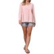 thumbnail image 2 of INSPIRE CHIC Blusa Boho con Botones para Mujer de Manga Larga, Cuello en V, Ligera, Elegante y Casual, Talla L, Rosa, 2 of 6